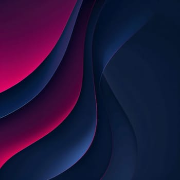 Abstract background design: Abstract background with blue and pink wavy lines. Vector illustration.