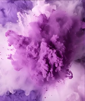 Abstract background design: abstract purple watercolor background with paint splashes and blots