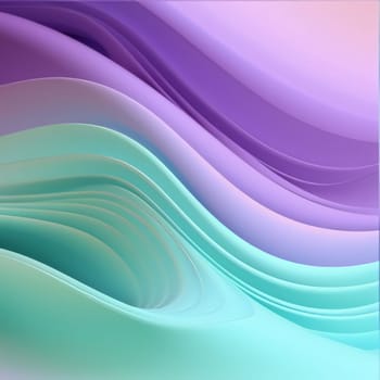 Abstract background design: abstract background with smooth wavy lines in purple and blue colors