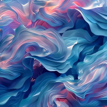 Abstract background design: Abstract background of blue and pink paint. 3d rendering, 3d illustration.