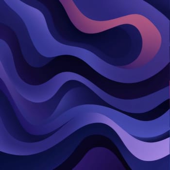 Abstract background design: Abstract background with wavy lines in purple colors. Vector illustration.
