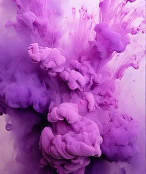 Abstract background design: Purple ink in water. Ink in water. Abstract background.