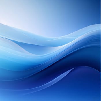 Abstract background design: abstract blue background with smooth lines, vector art illustration eps10