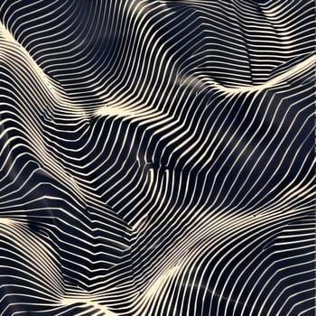 Abstract background design: Abstract background with wavy lines. 3d rendering, 3d illustration.