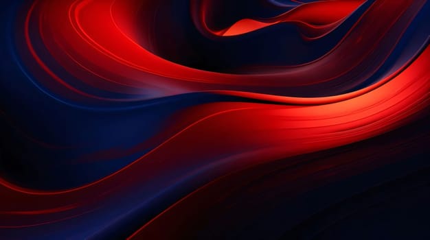 Abstract background design: abstract red and blue background with smooth wavy lines in it