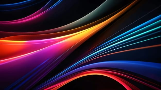 Abstract background design: abstract multicolored background with some smooth lines in the it