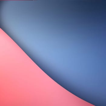 Abstract background design: abstract background of blue and pink paper with curved corner, abstract background