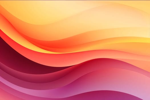 Abstract background design: abstract background with wavy lines in orange and pink colors.