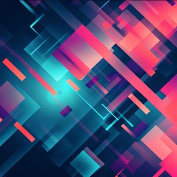 Abstract background design: Abstract background with colorful squares. Vector illustration for your graphic design.