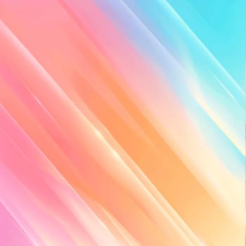 Abstract background design: abstract background with smooth lines in blue, pink and yellow colors