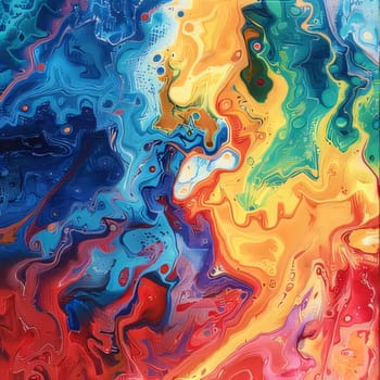 Abstract background design: Colorful abstract background. Acrylic painting on canvas. Liquid marble pattern.