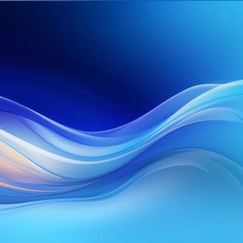 Abstract background design: Abstract blue background with smooth lines. Vector illustration. Eps 10.