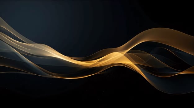 Abstract background design: Dark abstract background with a glowing abstract waves, abstract background for wallpaper