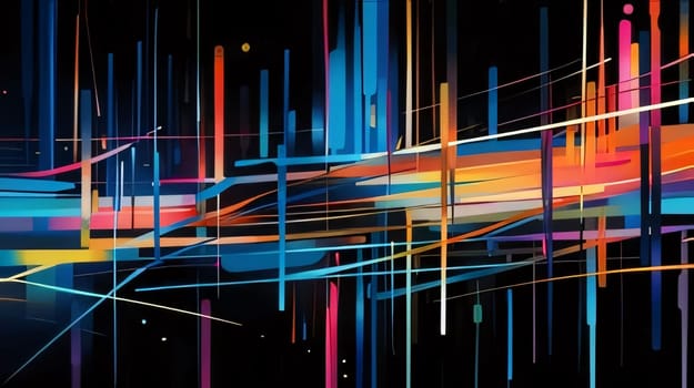 Abstract background design: Colorful abstract background with stripes and lines. Vector Illustration.
