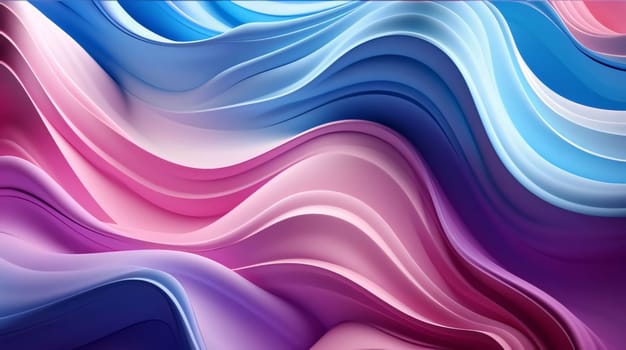 Abstract background design: abstract colorful wavy background with smooth lines in purple and blue