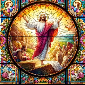 Christian Easter Jesus Christ is the risen