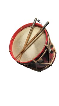The drum or the tin drum, drums with drumsticks.