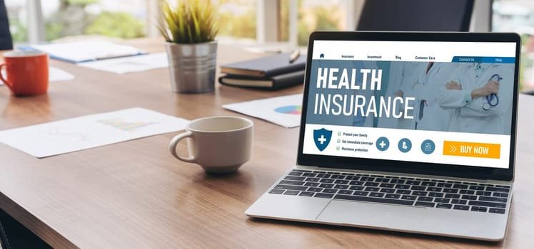 Health insurance web site modish registration system for easy form filling