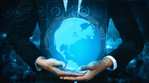 Data Analysis for Business and Finance Concept. interface showing future computer technology of profit analytic, online marketing research and information report for digital business strategy. uds