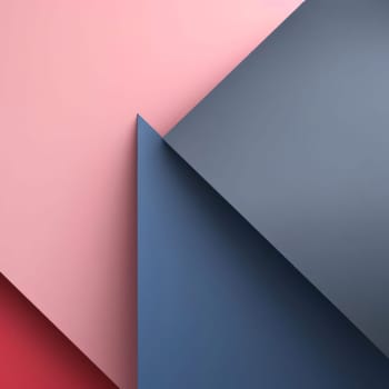 Abstract background design: abstract background with geometric shapes in blue, pink and grey colors