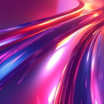 Abstract background design: 3d rendering of abstract metallic background with some smooth lines in it