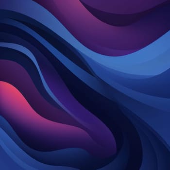 Abstract background design: Abstract background with blue and purple wavy lines. Vector illustration.