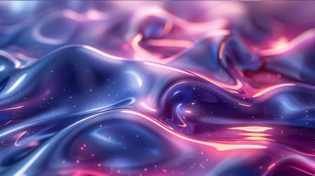 Abstract background design: 3d render, abstract background with blue and pink waves, 3d illustration