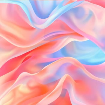 Abstract background design: Abstract background with blue, pink and yellow waves. Vector illustration.