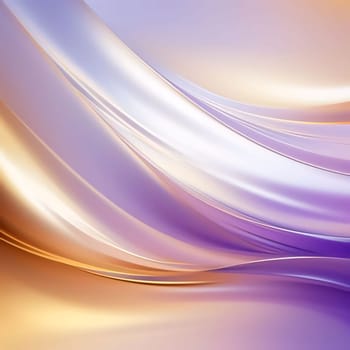 Abstract background design: elegant background with abstract smooth lines in purple and yellow colors