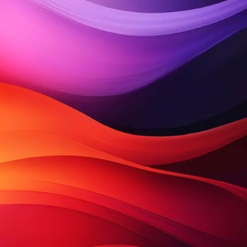 Abstract background design: abstract background with smooth lines in red, orange and purple colors