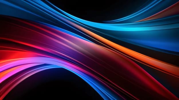 Abstract background design: abstract colorful background with smooth lines in blue, red and purple