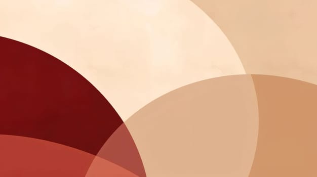 Abstract background design: Abstract background with circles in red and brown colors. 3d rendering