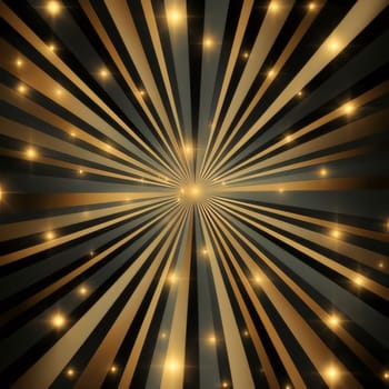 Abstract background design: Abstract background with golden rays and stars. Vector illustration. Eps 10.