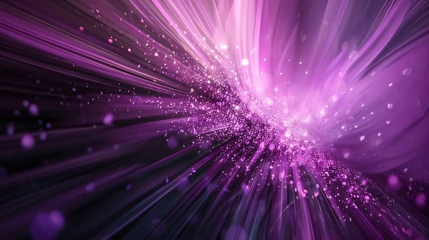 Abstract background design: abstract violet background with sparks and bokeh defocused lights