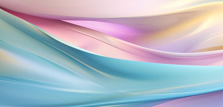 Abstract background design: abstract background with smooth lines in pink, blue and yellow colors