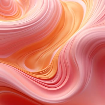 Abstract background design: abstract background with smooth lines in pink and orange colors, digitally generated image