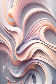 Abstract background design: Abstract wavy background. 3d render, 3d illustration.