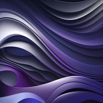 Abstract background design: Abstract background with blue and purple wavy lines. Vector illustration.