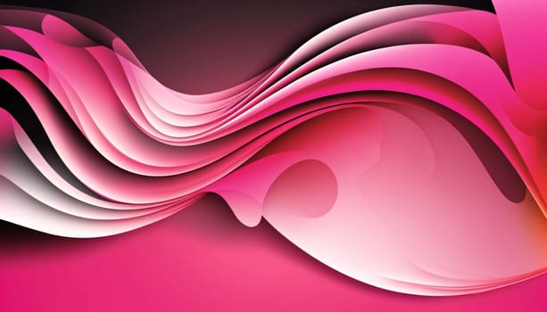 Abstract background design: Abstract background with pink wavy elements. Vector illustration. Eps 10