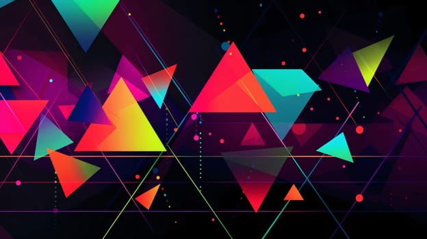 Abstract background design: Abstract geometric background with triangles. Vector illustration. Eps 10 file.