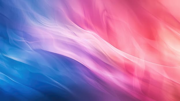 Pink and blue abstract fluid painting AIG51A.