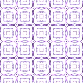 Chevron watercolor pattern. Purple trending boho chic summer design. Textile ready fine print, swimwear fabric, wallpaper, wrapping. Green geometric chevron watercolor border.