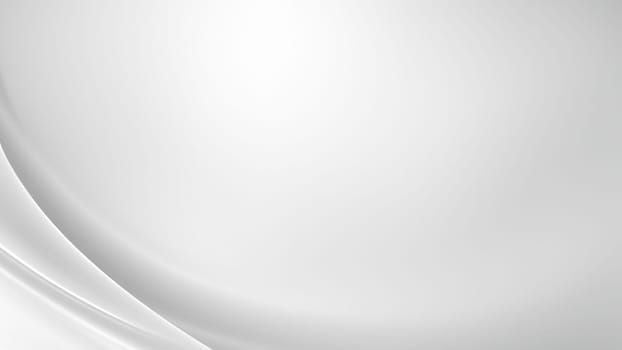 White Abstract Background Elegant Curved Lines