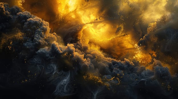 fractal clouds of dust and gas AIG51A.