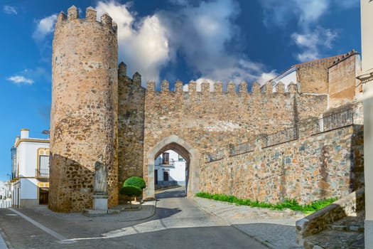 Burgos Gate in Jerez de los Caballeros, Badajoz