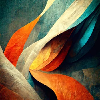 Abstract background design: abstract background with multicolored paper layers and grunge textures
