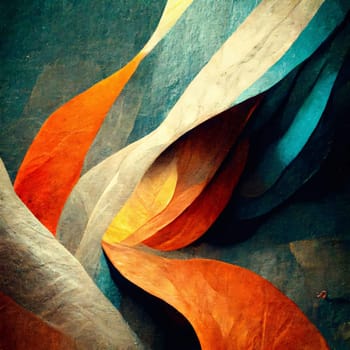 Abstract background design: abstract background with multicolored paper layers on grunge background