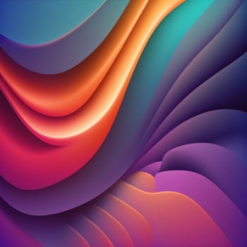Abstract background design: Colorful abstract background with waves. Vector illustration. Eps 10.