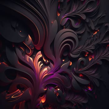 Abstract background design: Abstract fractal. Fractal art background for creative design. Decoration for wallpaper, desktop, poster, cover booklet. Print for clothes, t-shirt. Creative illustration for design