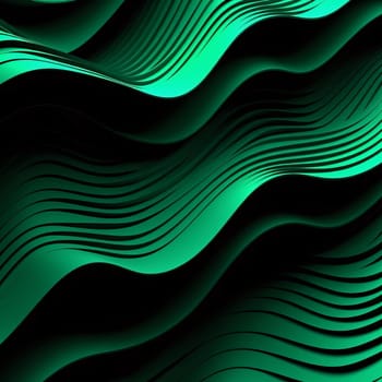 Abstract background design: Abstract background with wavy lines. 3d rendering, 3d illustration.